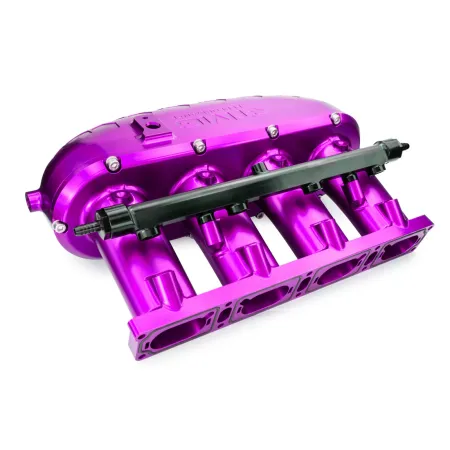 RTMG Performance Aluminiowy Kolektor Dolotowy Billet V2 Delete Kit 2.0 TSI TFSI EA888 Gen 4 Fioletowy