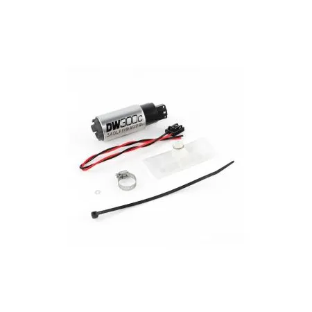 DeatschWerks DW300C Compact Fuel Pump with Install Kit