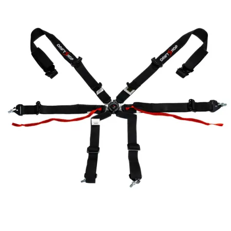 DriftShop ExtraBalls 6 Point Harness Black FIA Approved 8853