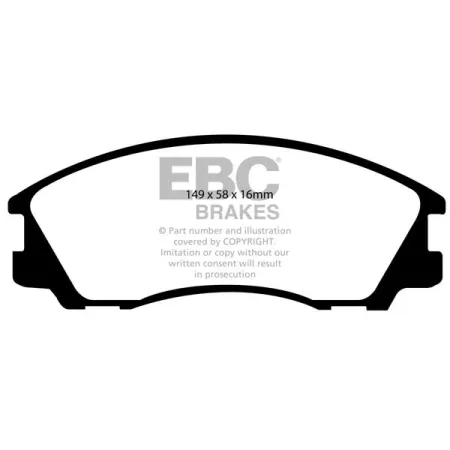 DP1531 Klocki hamulcowe ULTIMAX2 EBC Brakes Hyundai Terracan