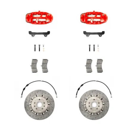 RacingLine Stage 3 Big Brake Kit 380mm 6 Pot MQB MQB evo Red