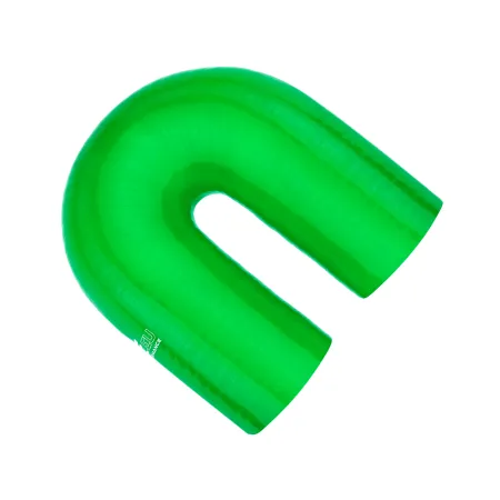 Kolanko silikonowe 180' 51mm Zielony