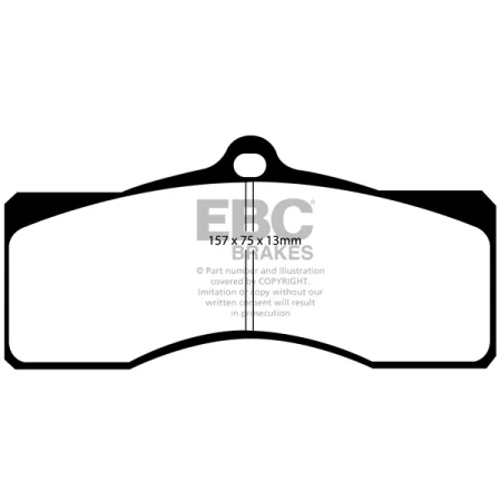 DP1155 Klocki hamulcowe ULTIMAX2 EBC Brakes Chevrolet Camaro 1st Gen Corvette C2 Corvette C3