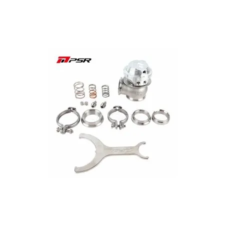 Pulsar PSR New Generation Wastegate 38mm Dual Vband External Wastegate Silver