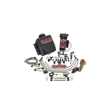 Snow Performance SNO-201QUAD-BRD Stage 1 Boost Cooler Forced Induction Water-Methanol Injection Quad Nozzle Kit