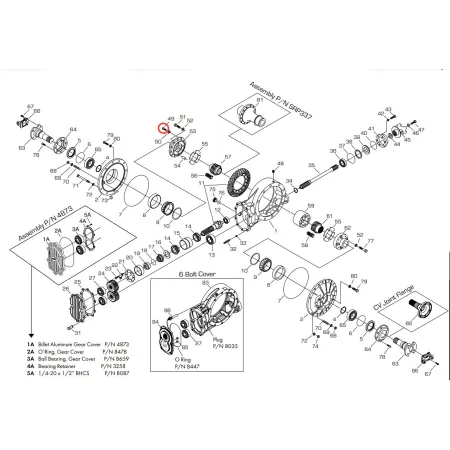Winters Śruba koła talerzowego 7852ARP