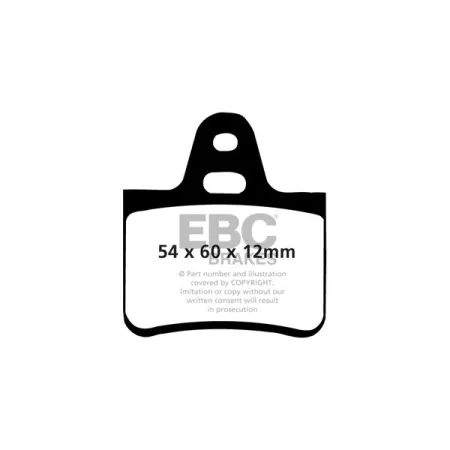 DP191 Klocki hamulcowe ULTIMAX2 EBC Brakes Citroen GS GSA