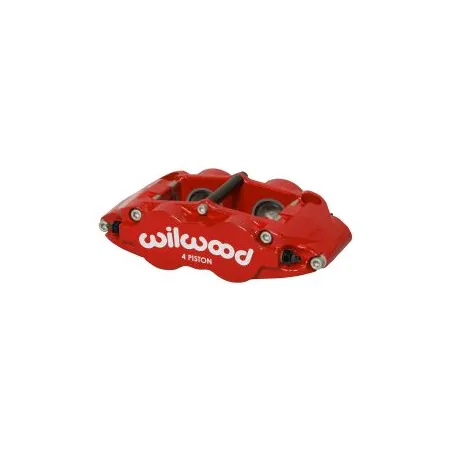 Uniwersalny zacisk hamulcowy 4 tłoczkowy Wilwood 120-14438 FNSL4R - Dust Seal czerwony