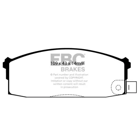 DP526 Klocki hamulcowe ULTIMAX2 EBC Brakes Nissan Stanza