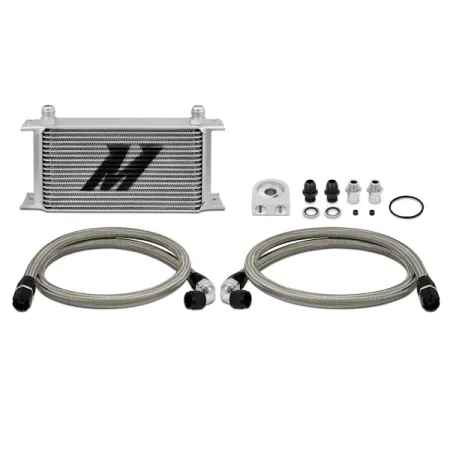 Mishimoto Universal 19 Row Oil Cooler Kit Silver