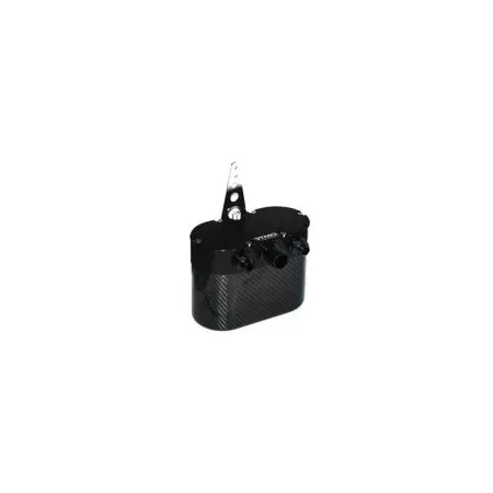 Universal Carbon Fiber Oil Catch Can - Small Black With Fume Filter RTMG Performance