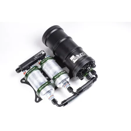 Fuel Surge Tank Dual External Bosch 044 Horizontal Not Pumps Radium Engineering