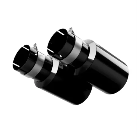 Tytanowe końcówki wydechu czarne Restomotive