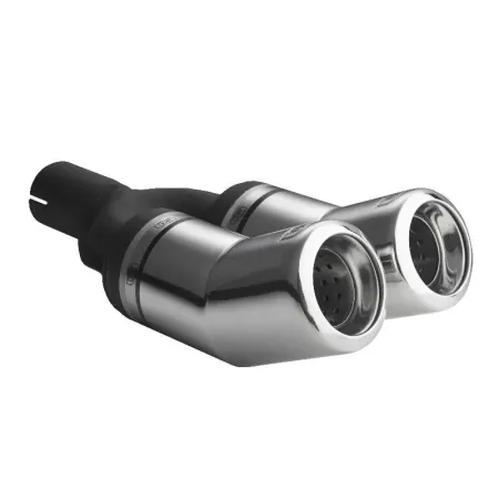 Uniwersalna końcówka tłumika okrągła 80mm długość 260mm średnica montażowa 55mm