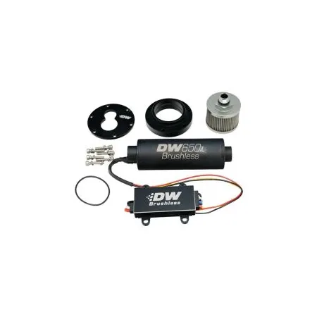 DeatschWerks In-Tank Pump Adapter and DW650iL Brushless 650 lph Fuel Pump for 3.5L Surge Tank