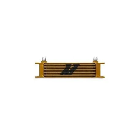 Mishimoto Universal 10 Row Oil Cooler Gold