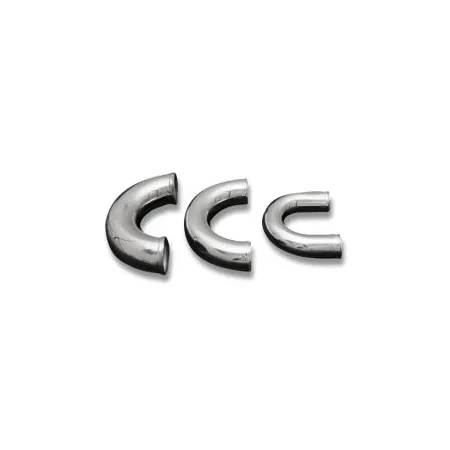 Kolanko aluminiowe 180' 70mm, 30cm