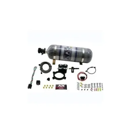 Nitrous Plate System with 12Lb Carbon Bottle for GM 5.3L Truck 2014+ Nitrous Express NX 20936-12