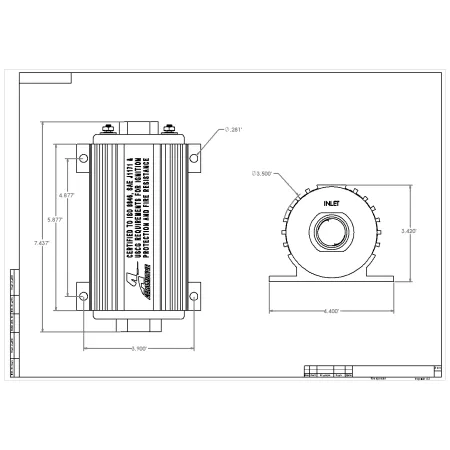 Pompa paliwa Aeromotive 11110 Marine Elimintor