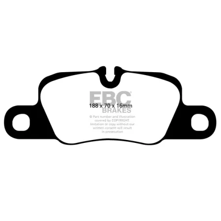 DP51858NDX Klocki hamulcowe BLUESTUFF NDX EBC Brakes Porsche 911 991 Panamera 970 Panamera 2nd Gen 971 Porsche 911 991 Panamera Panamera 971 911 991 C