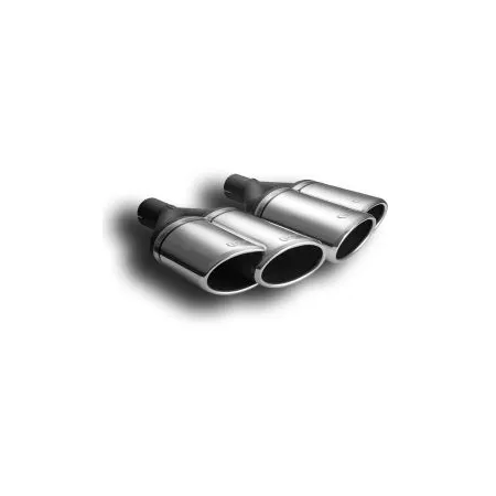 Uniwersalna końcówka tłumika owalna 95×65mm długość 200/180mm średnica montażowa 45mm