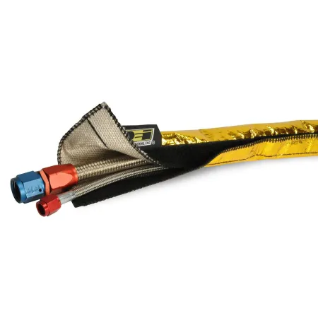 Osłona termoizolacyjna złota DEI na kable węże i przewody - 0.5-1.25