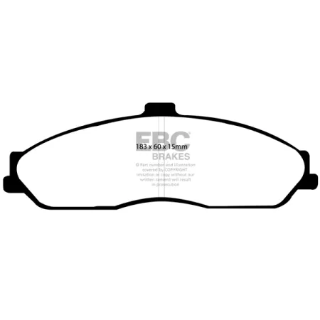 DP81162RP1 Sportowe klocki hamulcowe RP-1 Racing EBC Brakes AC MK VI Cadillac XLR Chevrolet Corvette C5 Corvette C5 Z06 Corvette C6 Corvette C6 Z51 Op