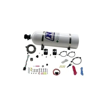 Drive-By-Wire Single Nozzle System with 15Lb Bottle for GM Vehicles (35-150Hp) Nitrous Express NX 20930-15