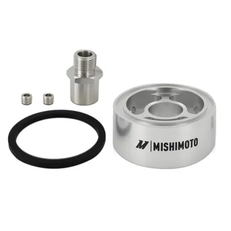Mishimoto Oil Filter Spacer 32mm M20X1.5 Thread Silver