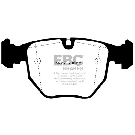 DP71036 Klocki hamulcowe GREENSTUFF EBC Brakes BMW X5