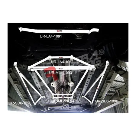 Rozpórka środkowa dolna (Mid Lower H-Brace) 1093 Ultra Racing Mazda 2 (Sedan) 07+