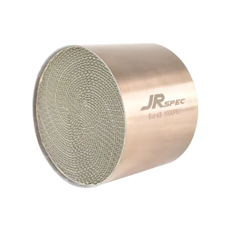 Wkład Katalizatora Benzyna / LPG Sportowy JRspec Długość 100mm Euro 3 100 CPSI Średnica 130mm