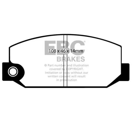 DP319 Klocki hamulcowe ULTIMAX2 EBC Brakes Subaru COMMERCIAL 284/MV/Shifter