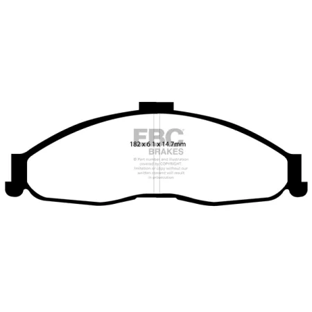 DP1239 Klocki hamulcowe ULTIMAX2 EBC Brakes Chevrolet Camaro 4th Gen Pontiac Firebird