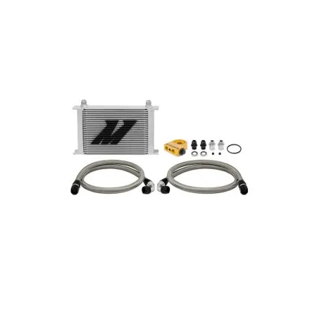 Mishimoto Universal 25 Row Thermostatic Oil Cooler Kit Silver