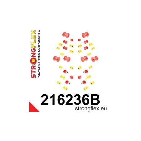 216236B: Kompletny zestaw tulei zawieszenia