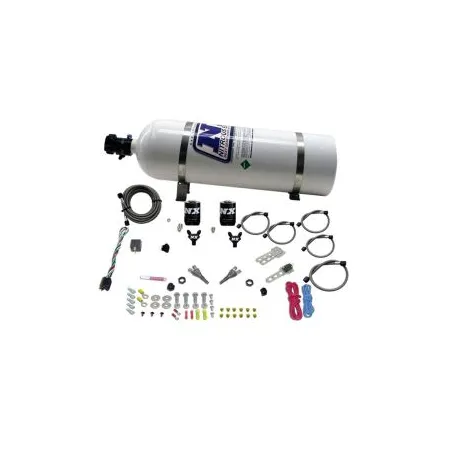Dual Nozzle with 15Lb Bottle for Dodge Viper EFI (100-300Hp) Nitrous Express NX 20325-15