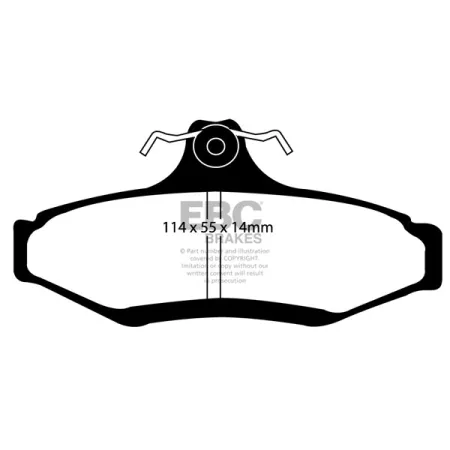 DP1197 Klocki hamulcowe ULTIMAX2 EBC Brakes Daewoo Leganza Nubira