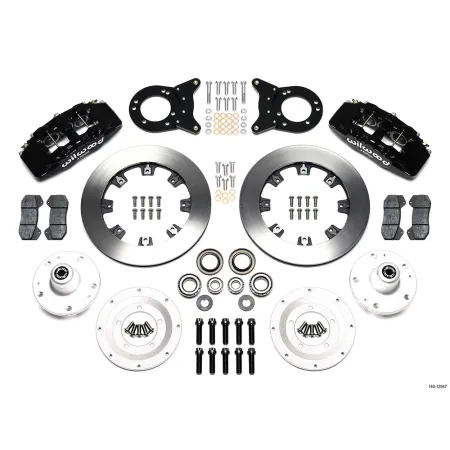 Wilwood 140-12947 Forged Dynapro 6 Przedni zestaw hamulcowy 12.19 czarny Ford