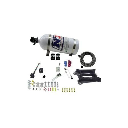 4150 Conventional Plate System Gasoline Stage 6 50-300Hp with 10Lb Bottle Nitrous Express NX 30040-10