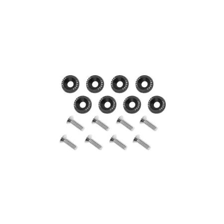 Ozdobne śrubki i podkładki JRspec Fender Washer czarne