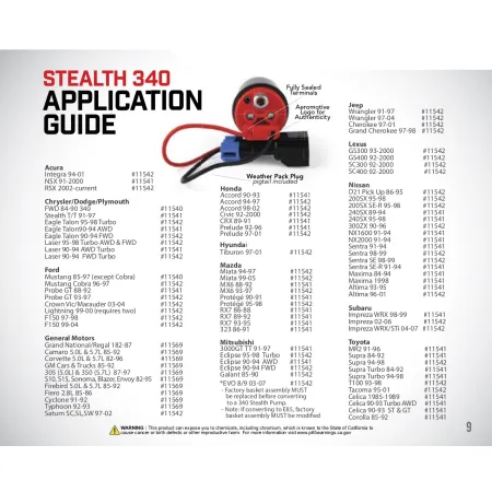 Pompa paliwa Aeromotive 11569 340 Stealth GM 340 lph (Offset Inlet In-line with outlet - P/N 11169)