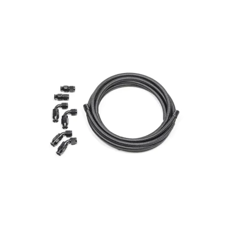 8AN Universal PTFE Hose Kit Black Carbon Radium Engineering