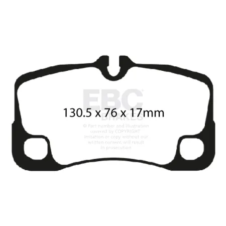 DP51930NDX Klocki hamulcowe BLUESTUFF NDX EBC Brakes Porsche Porsche 911 997 911 997 Carrera 4 911 997 Carrera 4 Targa 911 997 GT3 911 997 GT3 RS 911