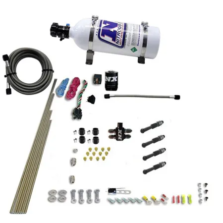Dry Direct Port Nitrous System 4 Cylinder 5LB Nitrous Express NX 93046-05