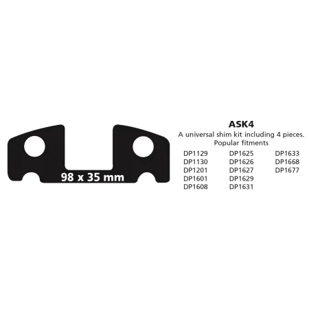 ASK4 Anti-squeal shim kits EBC Brakes