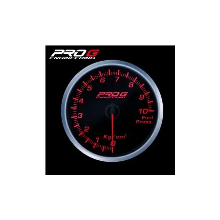 Wskaźnik Pro G Race Series RS, ciśnienia paliwa Kg/cm2 RED 60mm