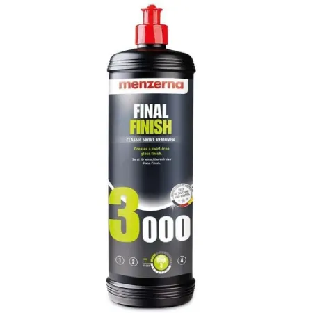 MENZERNA Zestaw Past Polerskich 1000 2000 3000 Kompleksowa Korekta Lakieru 3x250ml