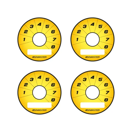 Ecumaster Tarcze Rotary Switch 8pos żółte Y01