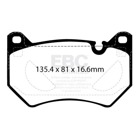 DPX2436 Klocki hamulcowe ULTIMAX2 EBC Brakes Audi Q5 FY Q5 quattro FY